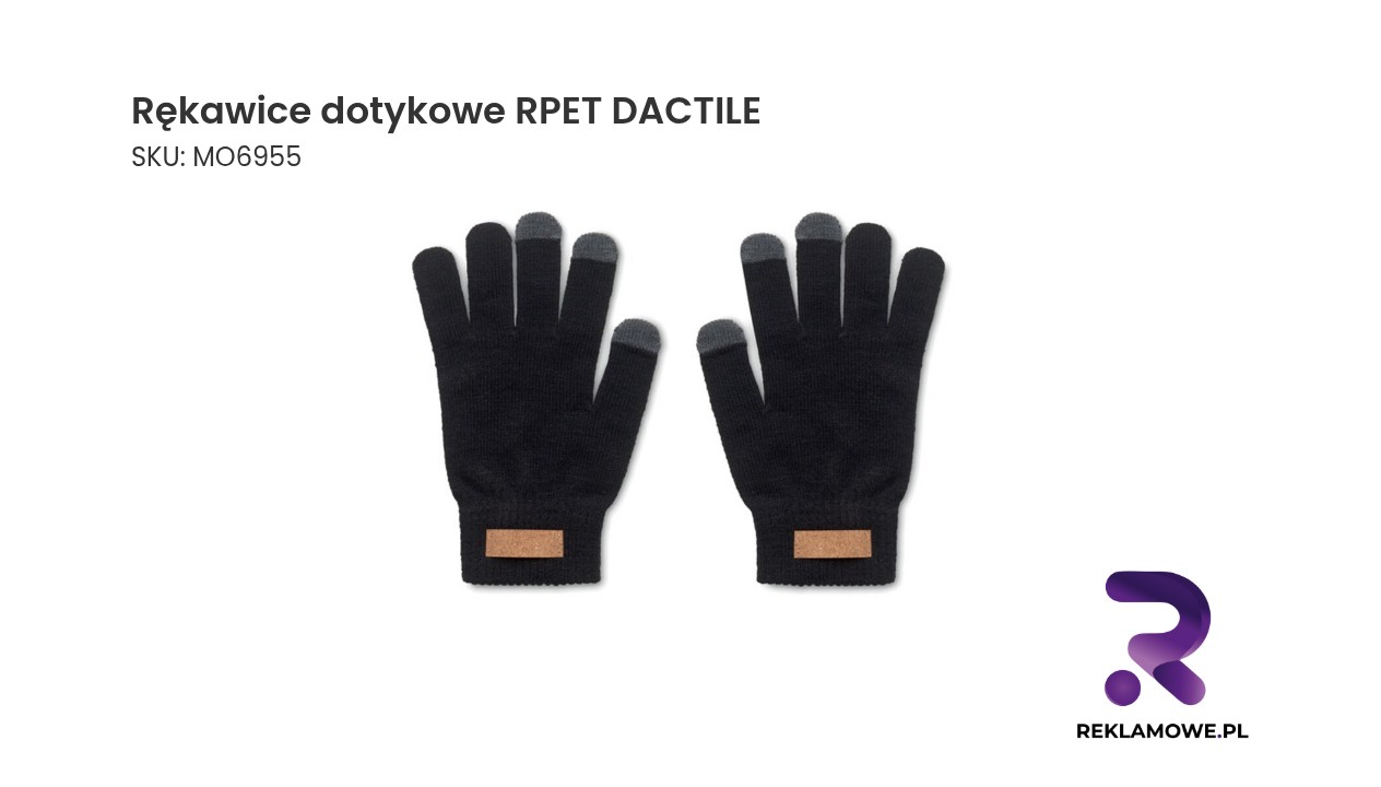 Rękawice dotykowe RPET DACTILE idealne na zimę