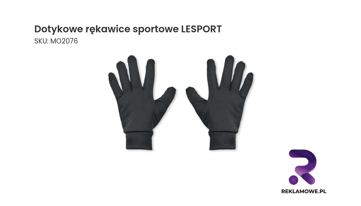 Dotykowe rękawice sportowe marki LESPORT