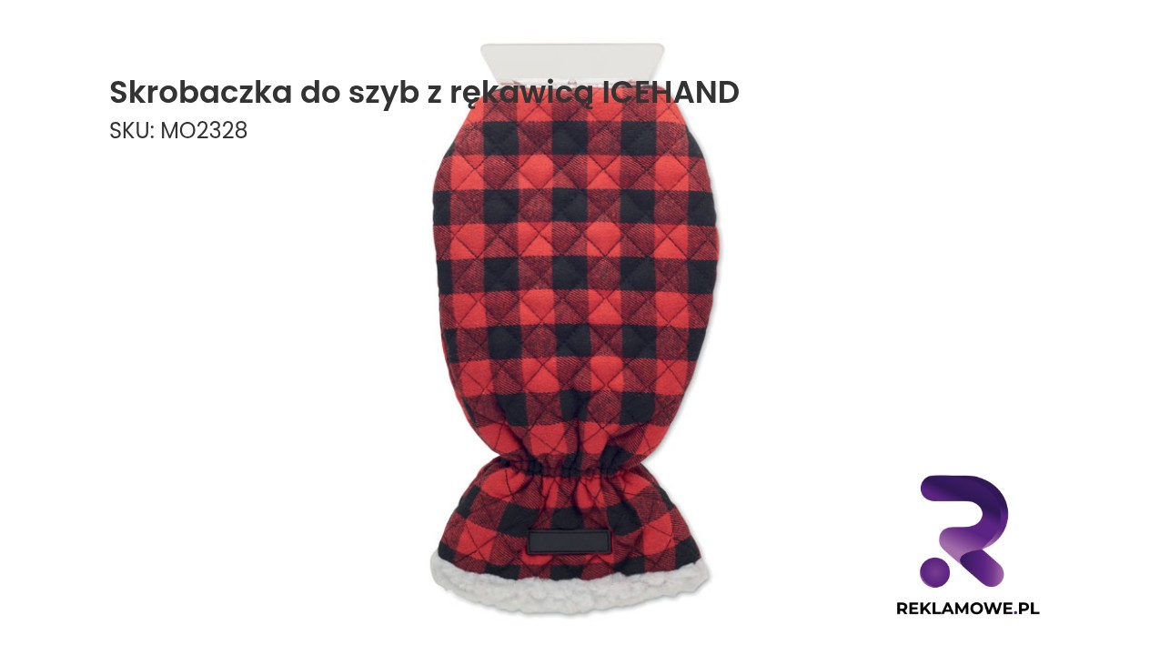 Skrobaczka do szyb ICEHAND ze zintegrowaną rękawicą